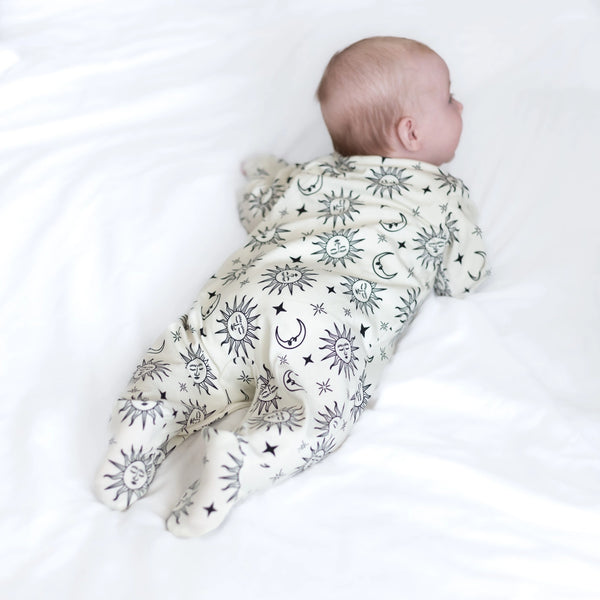 Sun and Moon Cotton Sleepsuit 6-12 Months
