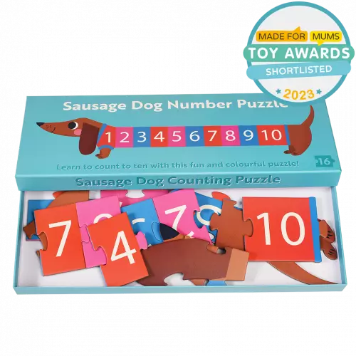 Number Puzzle - Sausage Dog