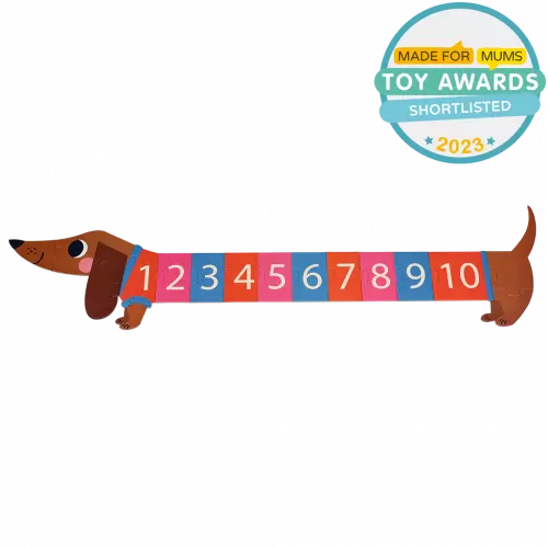 Number Puzzle - Sausage Dog