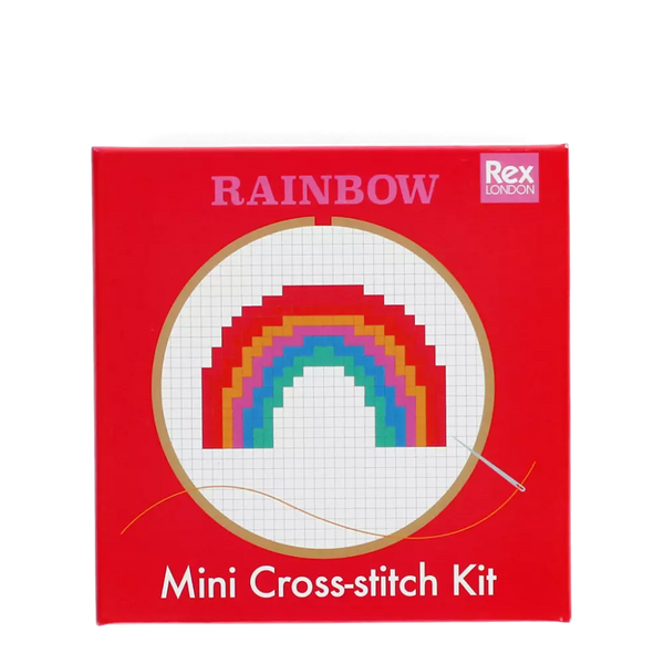 Mini Cross-Stitch Kit - Rainbow