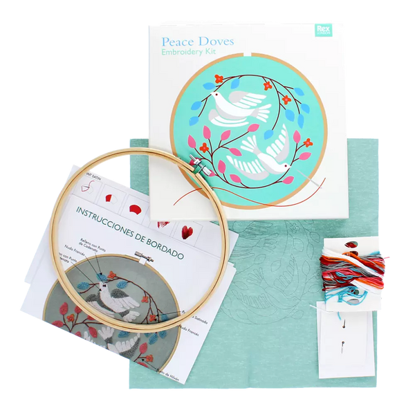 Embroidery Kit - Doves
