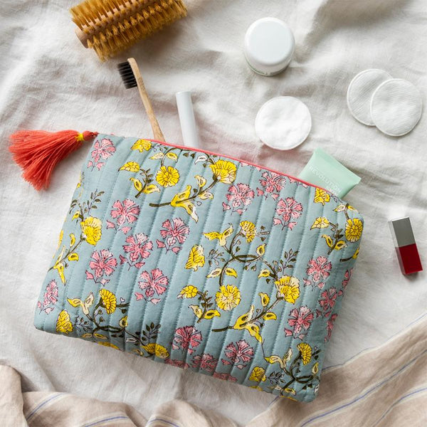 Floral Print Wash Bag