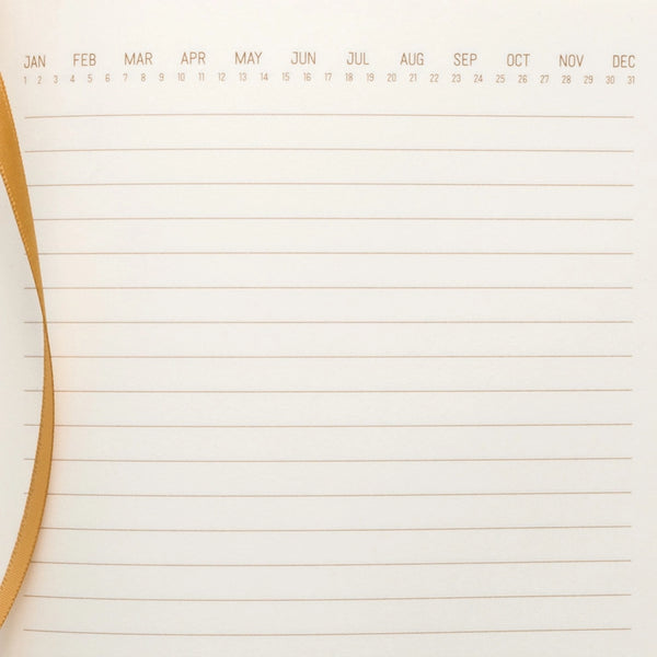 Suedette Journal - Blue - Arch Dot