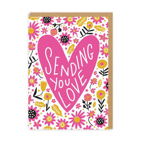 Sending You Love Hello! Lucky Greeting Card