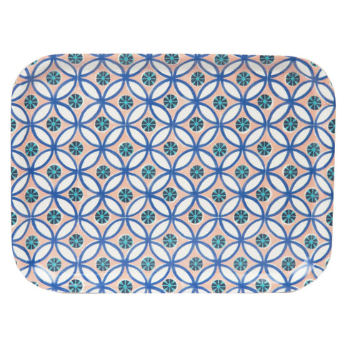 TWO LEFT! NOW £13.20 - WERE £22 - Moroccan Pink Wooden Tray