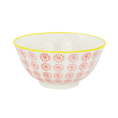 Yellow and Red Bowl