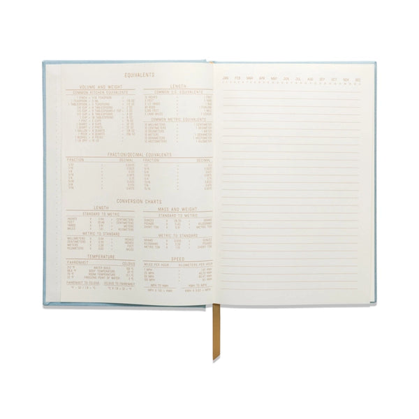 Suedette Journal - Blue - Arch Dot