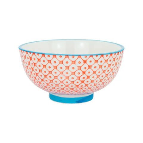 Orange and Blue Small Bowl