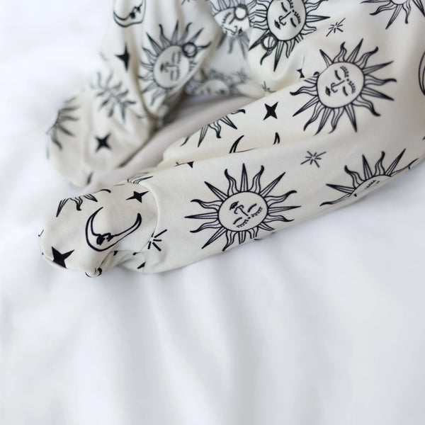 Sun and Moon Cotton Sleepsuit 6-12 Months