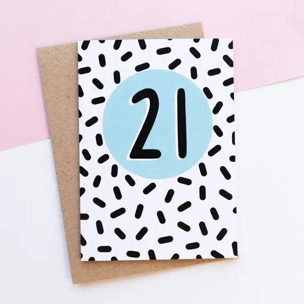 New Milestone Birthday Greeting Cards - 16-50 - by Jeff & the Squirrel