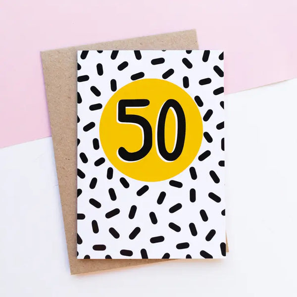 New Milestone Birthday Greeting Cards - 16-50 - by Jeff & the Squirrel
