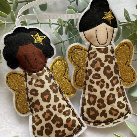 Leopard Print Christmas Fairy Decoration!!!