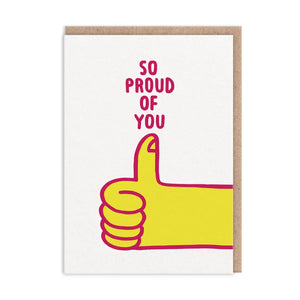 So Proud of You Greeting Card