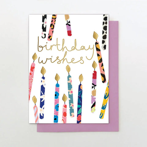 Birthday Candles Greeting Card