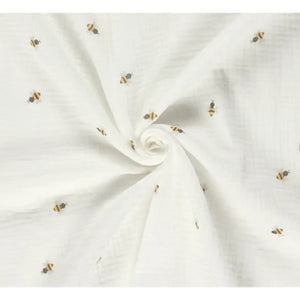 XL Bee Muslin Swaddle