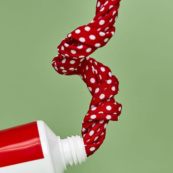 HALF PRICE! LAST FEW LEFT!! Sliwils | Fabric Shoe Laces | Polka Red | 120cm