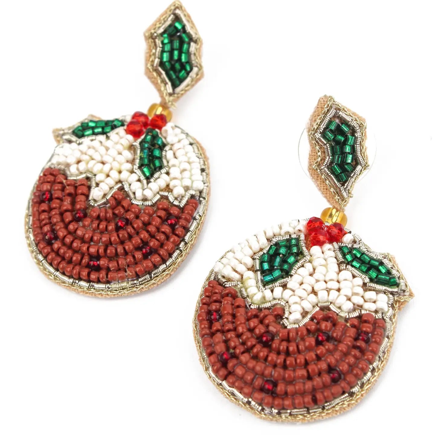 Xmas Pudding Earrings
