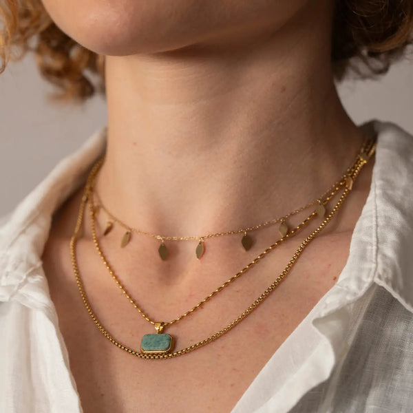 Everyday Marble Tablet Necklace