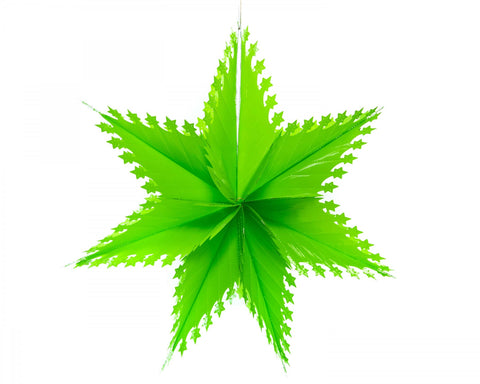 Starry Star Decoration - Green