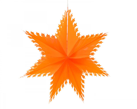 Starry Star Decoration - Orange