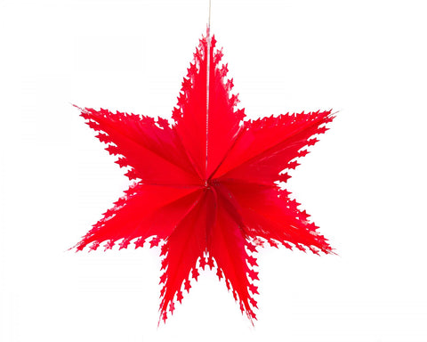 Starry Star Decoration - Red