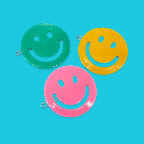 Smiley Face Hair Clip