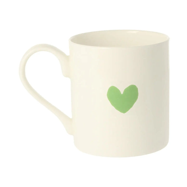 Small Green Heart Mug