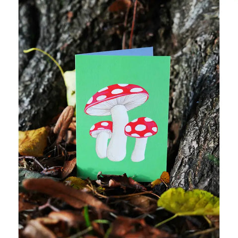 Fly Agaric Fungi Greeting Card
