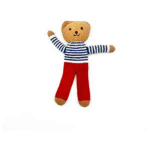 Baby Toy Teddy Red Trouser