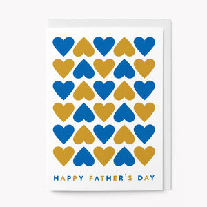 Happy Father's Day Heart - Greeting Card