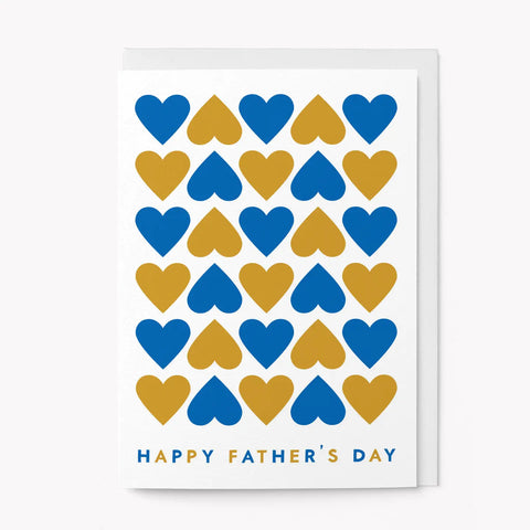 Happy Father's Day Heart - Greeting Card