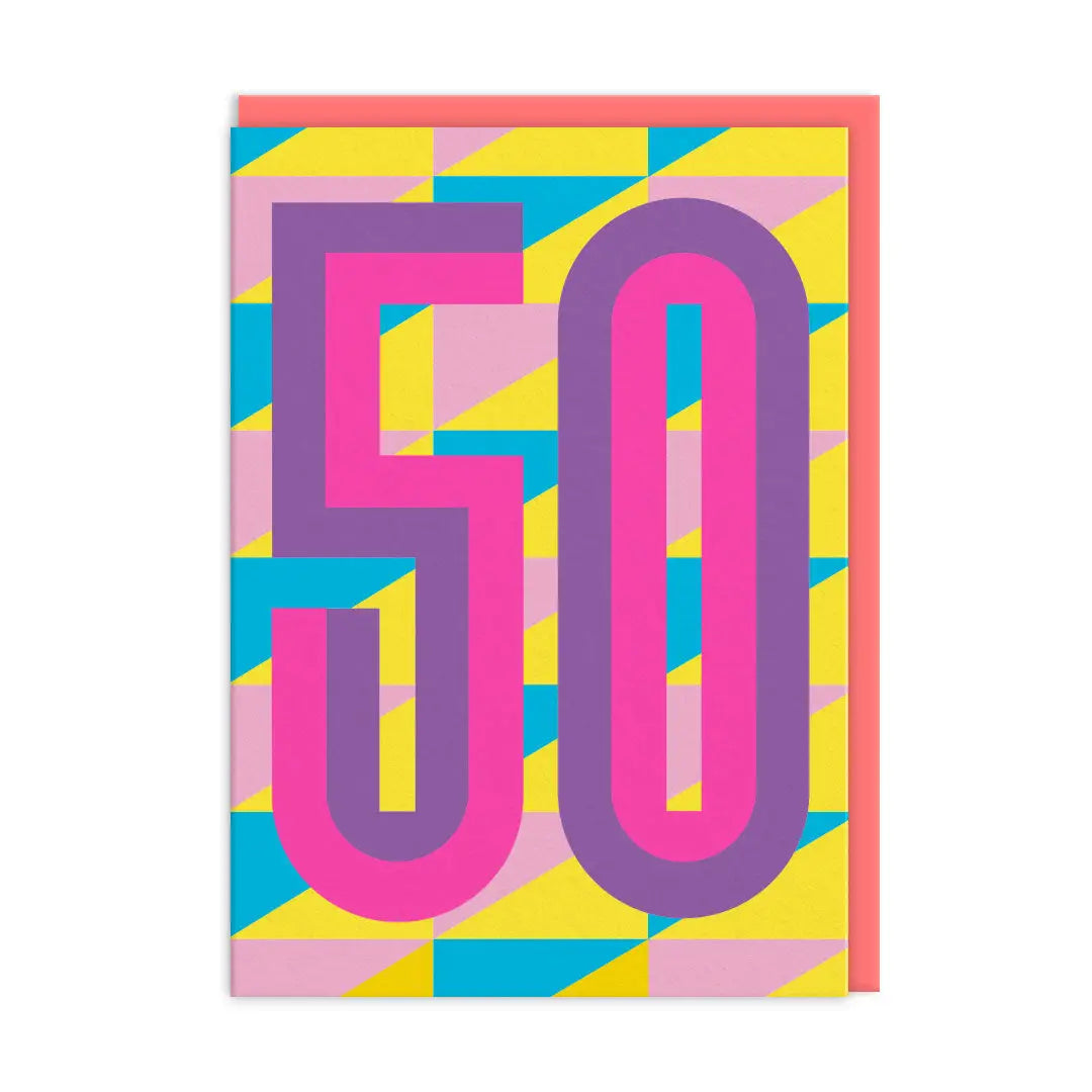 50 Birthday Card