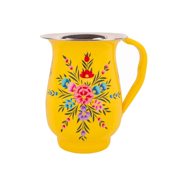 Yellow Stainless Steel Jug