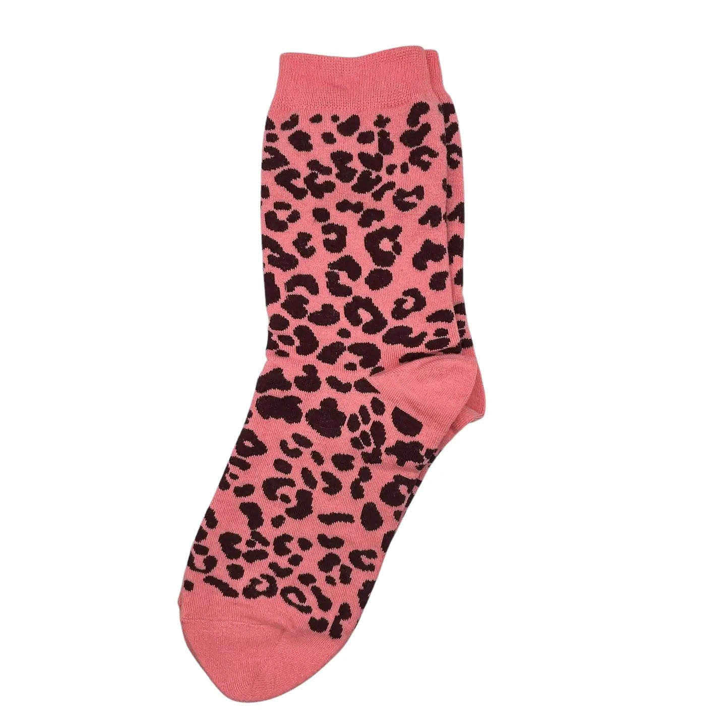 Leopard Socks - Pink