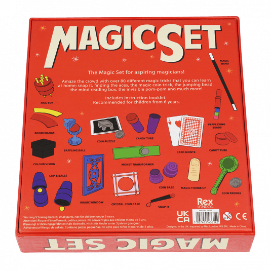 DAMAGED BOX (one corner) - HALF PRICE - Copy of 80+ Tricks Magic Set For Children