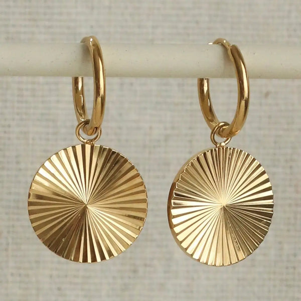 Everyday Circle Sunrise Hoops