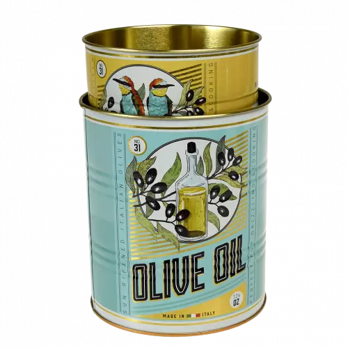 Storage Tins (Set of 2) - Olive Oil