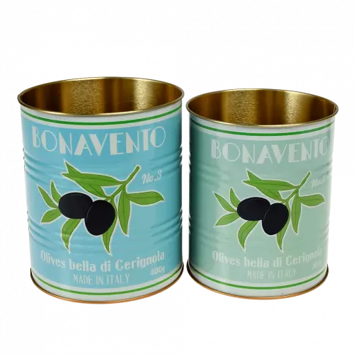 Olive Storage Tins (set of 2)