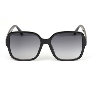 Oversize Classic Black Frame Recycled Sunglasses
