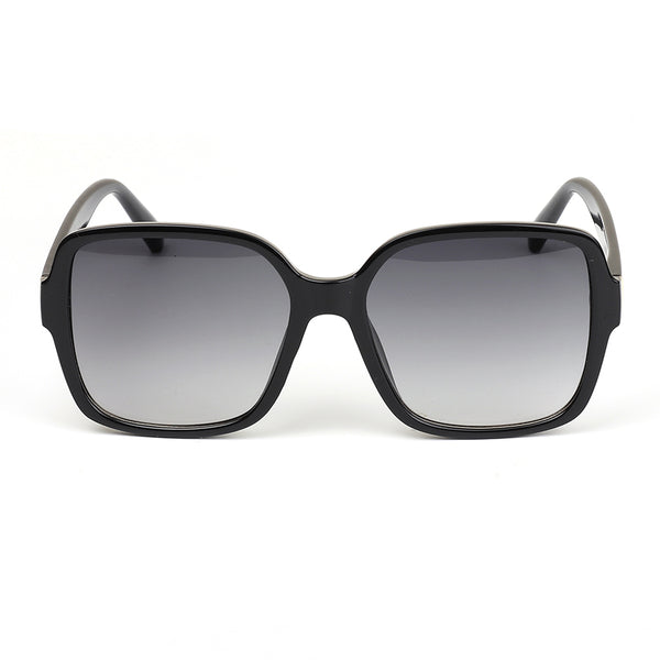 Oversize Classic Black Frame Recycled Sunglasses