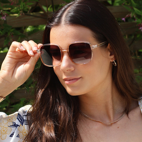 Nude Slim Frame Recycled Sunglasses