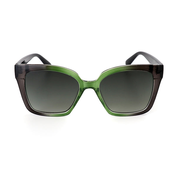 Green Ombre Frame Recycled Sunglasses