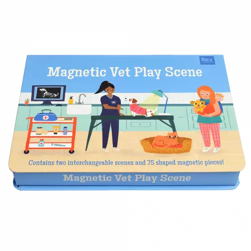 Magnetic Vet Play Scene Kit