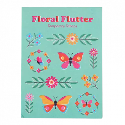 Temporary Tattoos - Floral & Butterflies