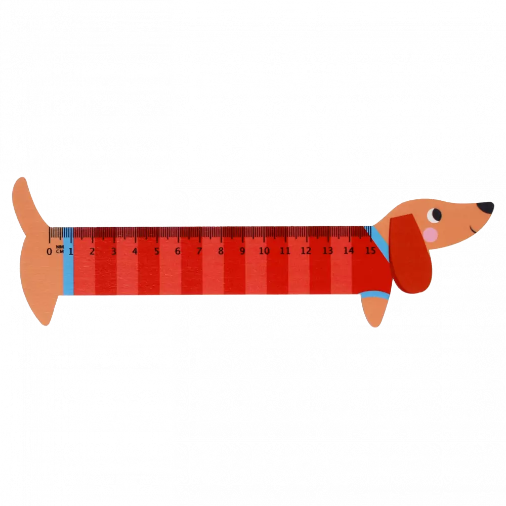 Wooden Sausage Dog Ruler