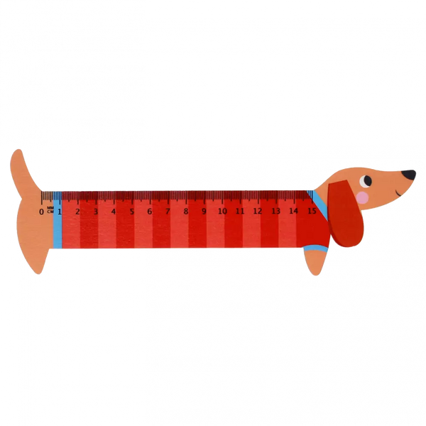Wooden Sausage Dog Ruler