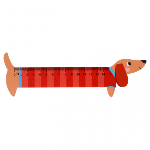 Wooden Sausage Dog Ruler