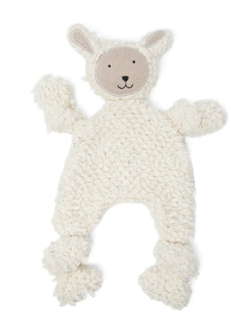 Cotton Knit Baby Comforter Cuddle Cloth - Sheep