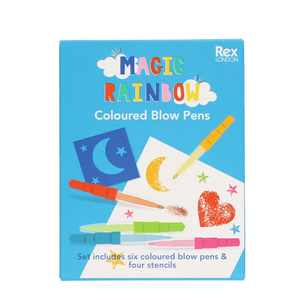 Magic Rainbow Coloured Blow Pens