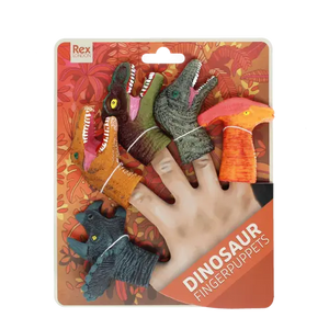 Animal Finger Puppets (set of 5) - Dinosaur